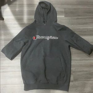 Grey champion hoodie
